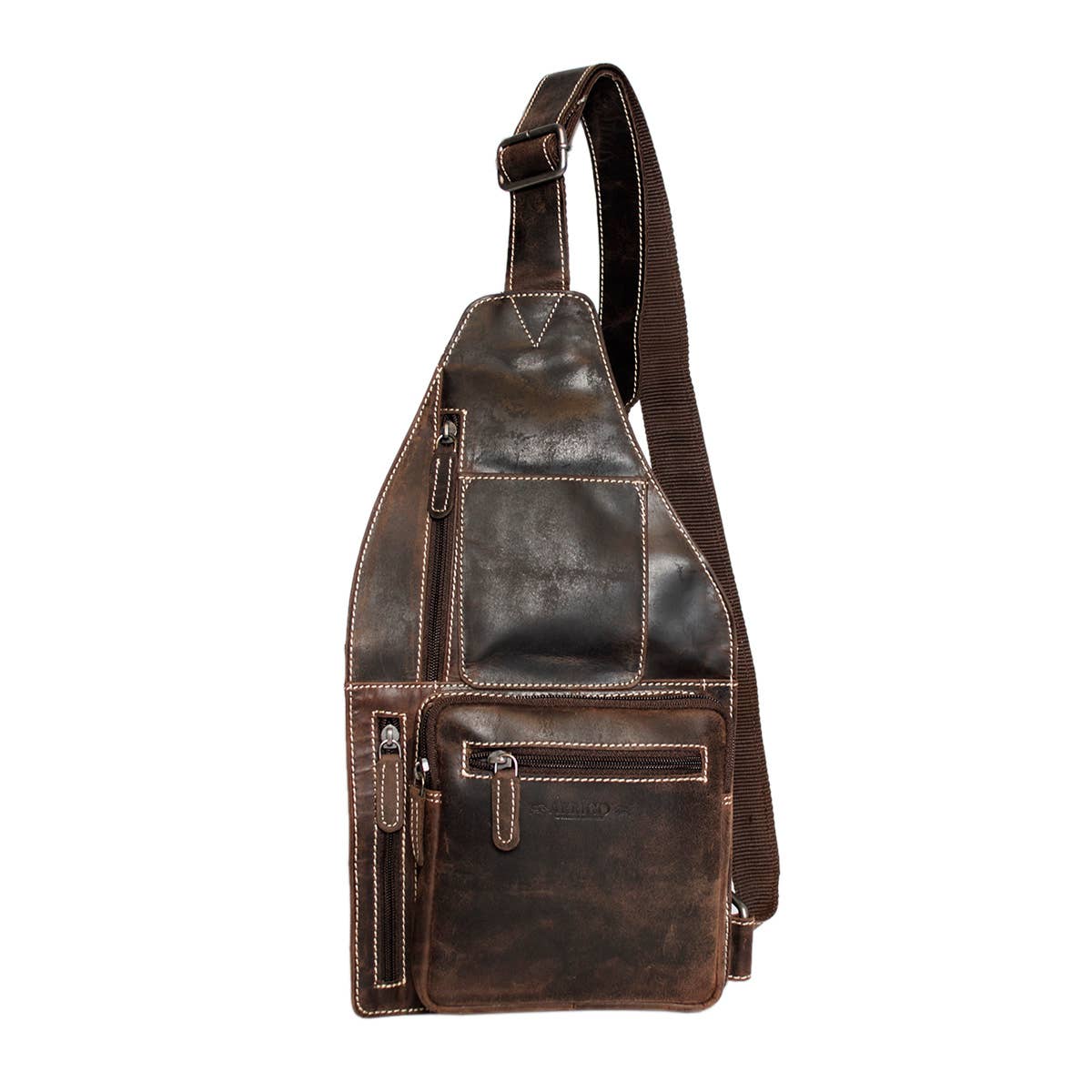 Buffalo Leather Crossbody Shoulder Bag