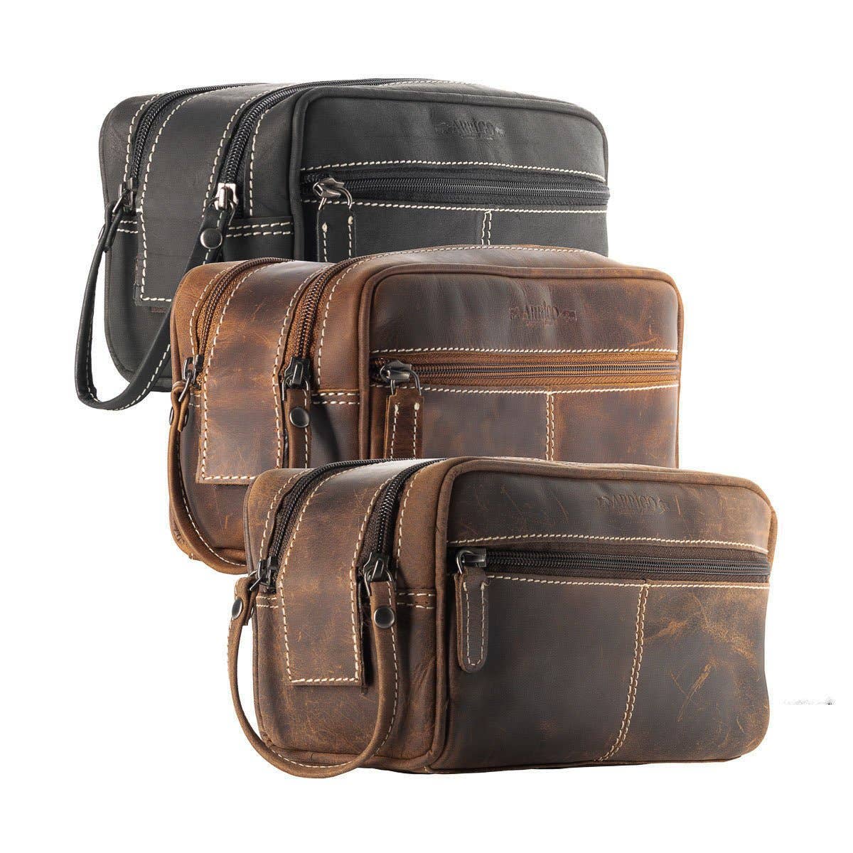 Leather Toiletry Bag