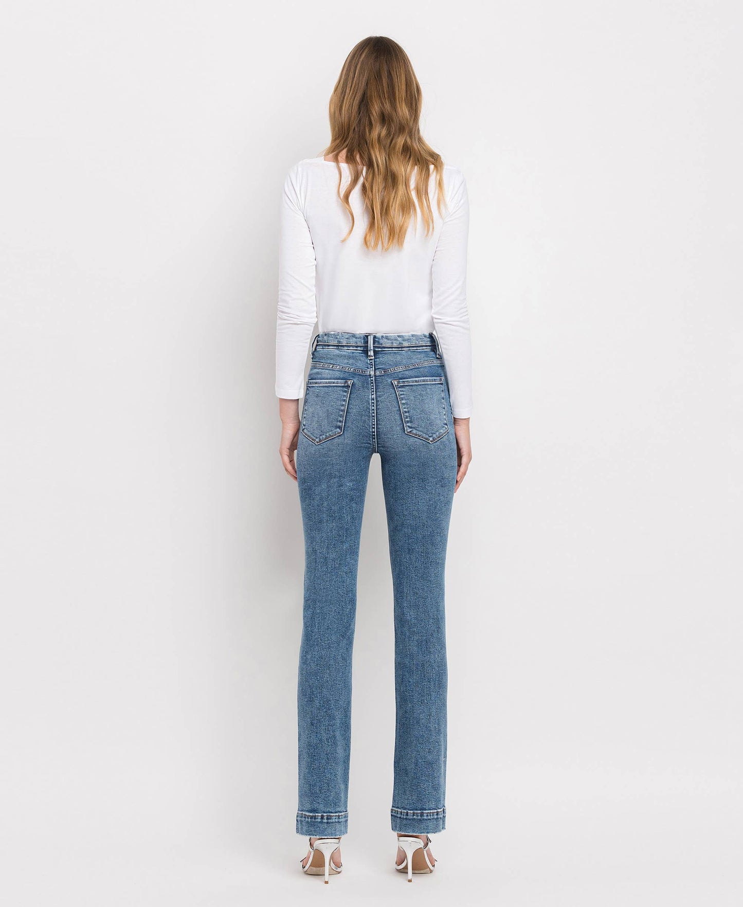 Lovervet by Vervet Tummy Control High Rise Bootcut Jeans