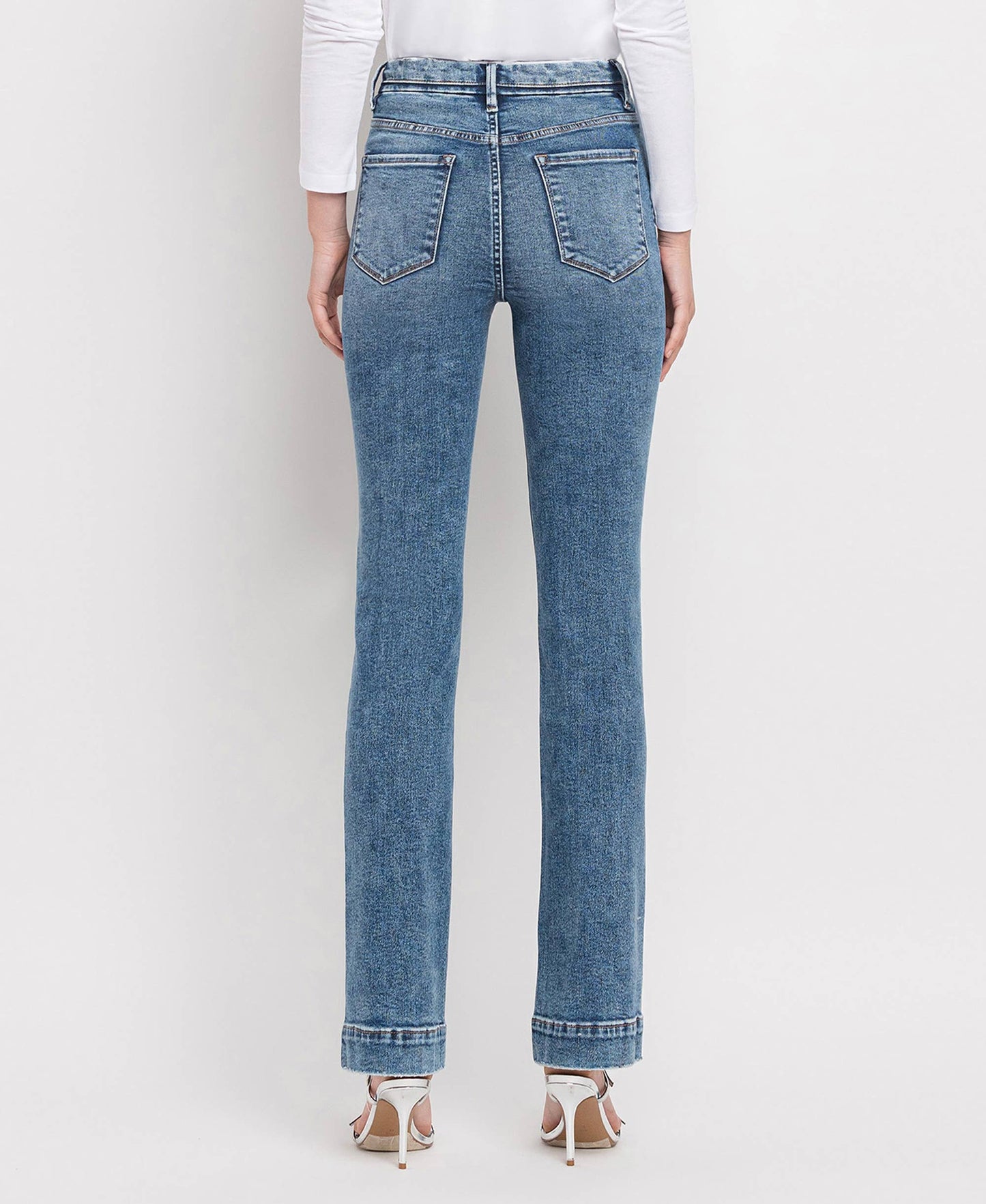 Lovervet by Vervet Tummy Control High Rise Bootcut Jeans