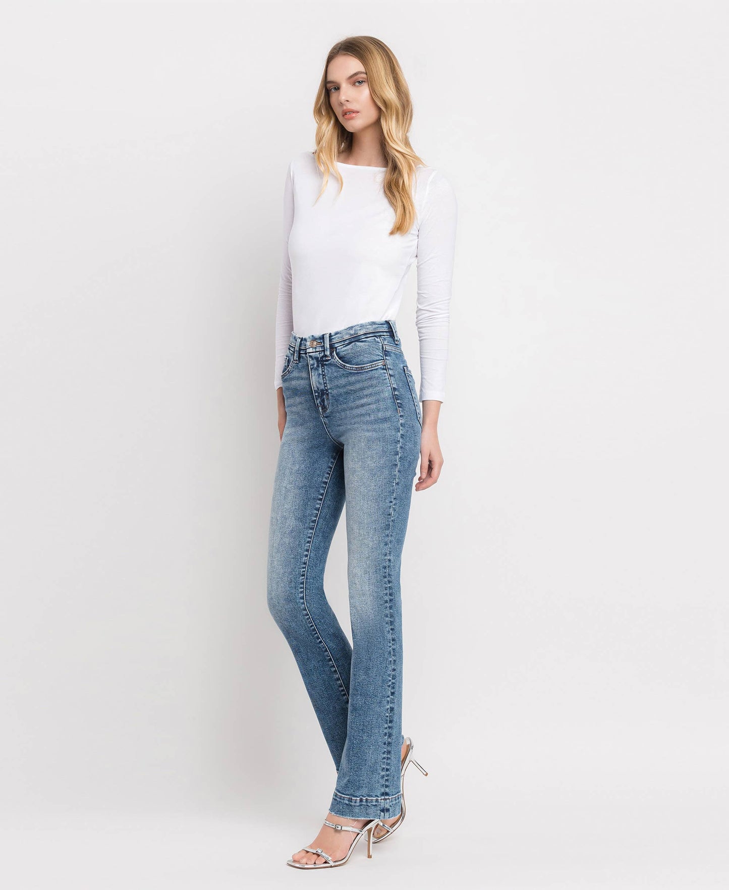 Lovervet by Vervet Tummy Control High Rise Bootcut Jeans