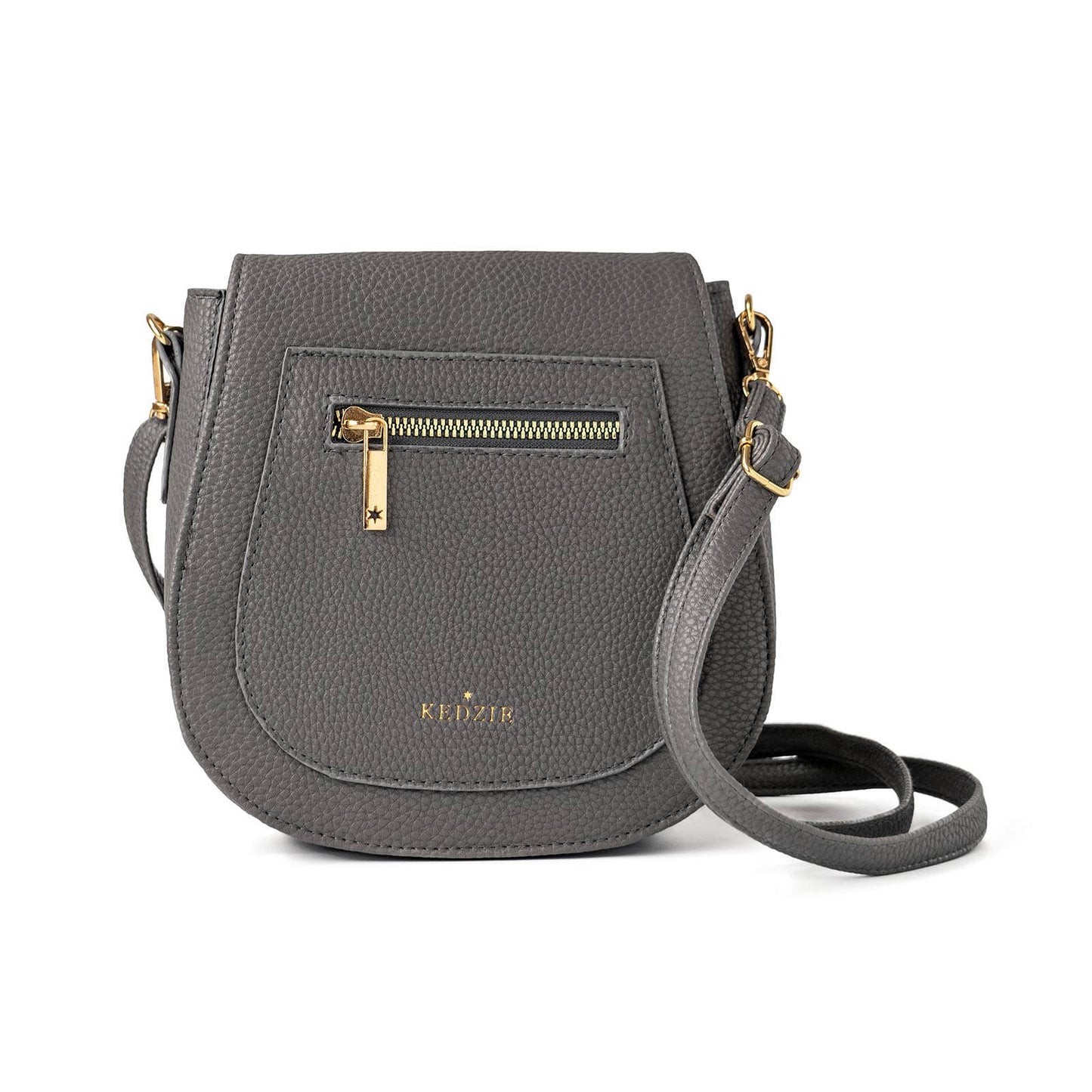 Kedzie® Camden Mini Messenger – Compact Vegan Leather Crossbody