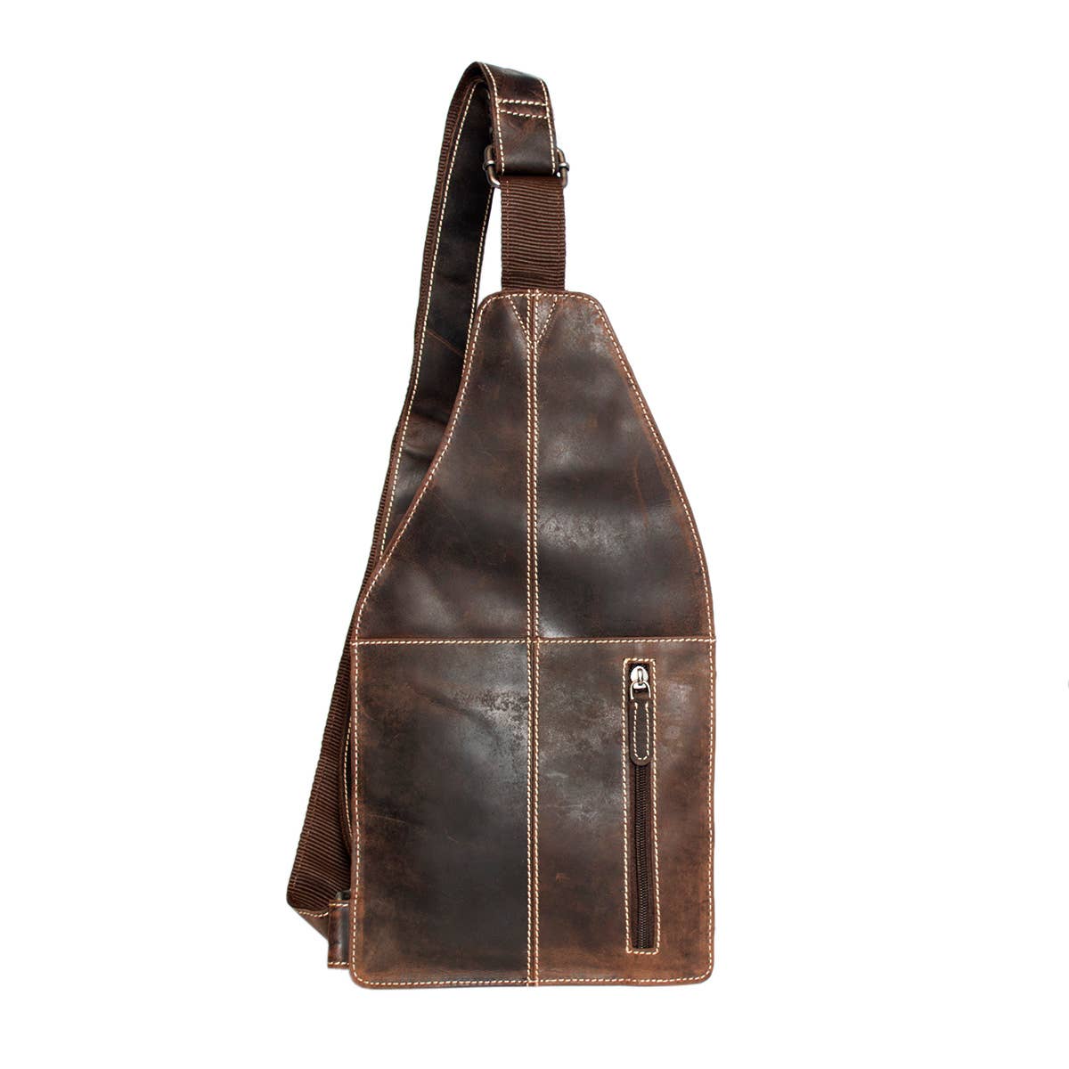 Buffalo Leather Crossbody Shoulder Bag