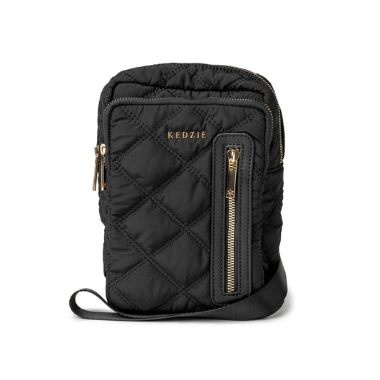 Kedzie Convertible Quilted Puffer Bag – Sling, Crossbody & Backpack (3-in-1)