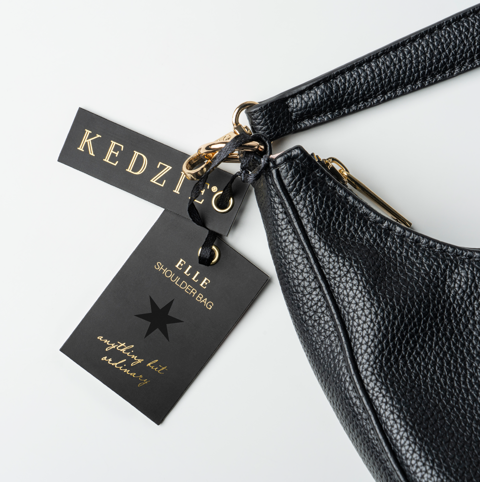 Kedzie® Elle Shoulder Bag – Convertible Vegan Leather Crossbody