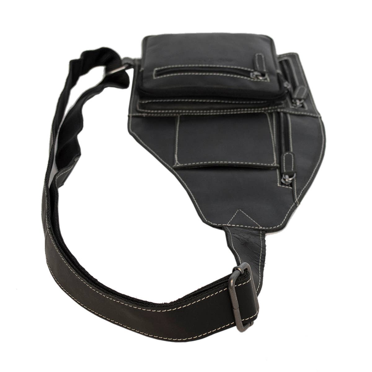 Buffalo Leather Crossbody Shoulder Bag