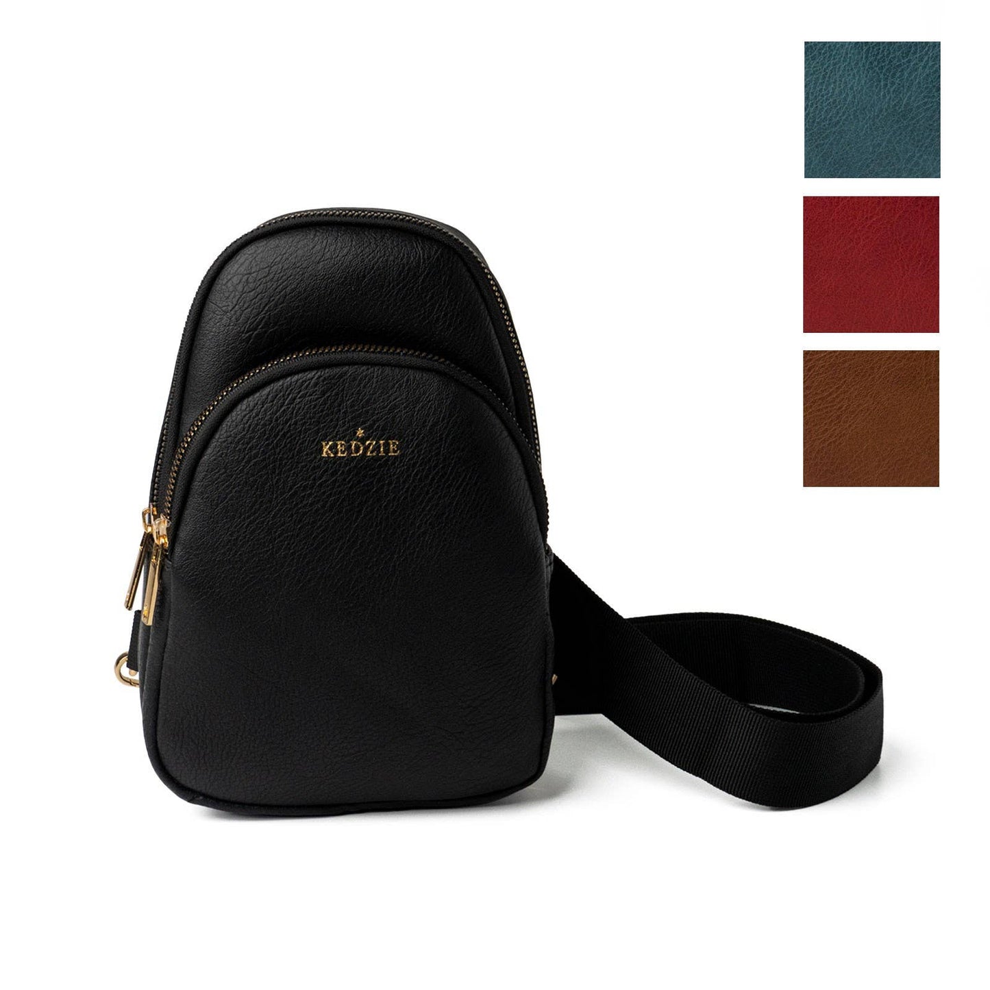 Kedzie® Sunset Sling – Vegan Leather Crossbody Sling Bag
