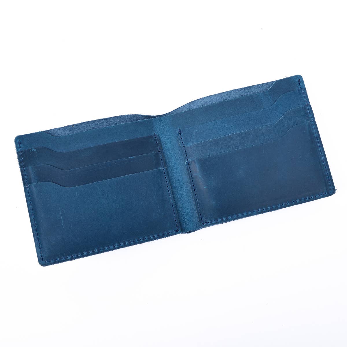 Genuine Leather Bifold Wallet – Cowhide Leather
