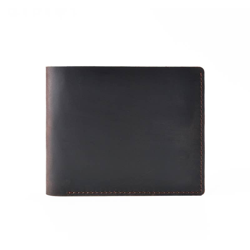 Genuine Leather Bifold Wallet – Cowhide Leather