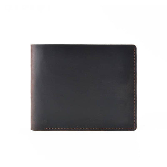 Genuine Leather Bifold Wallet – Cowhide Leather