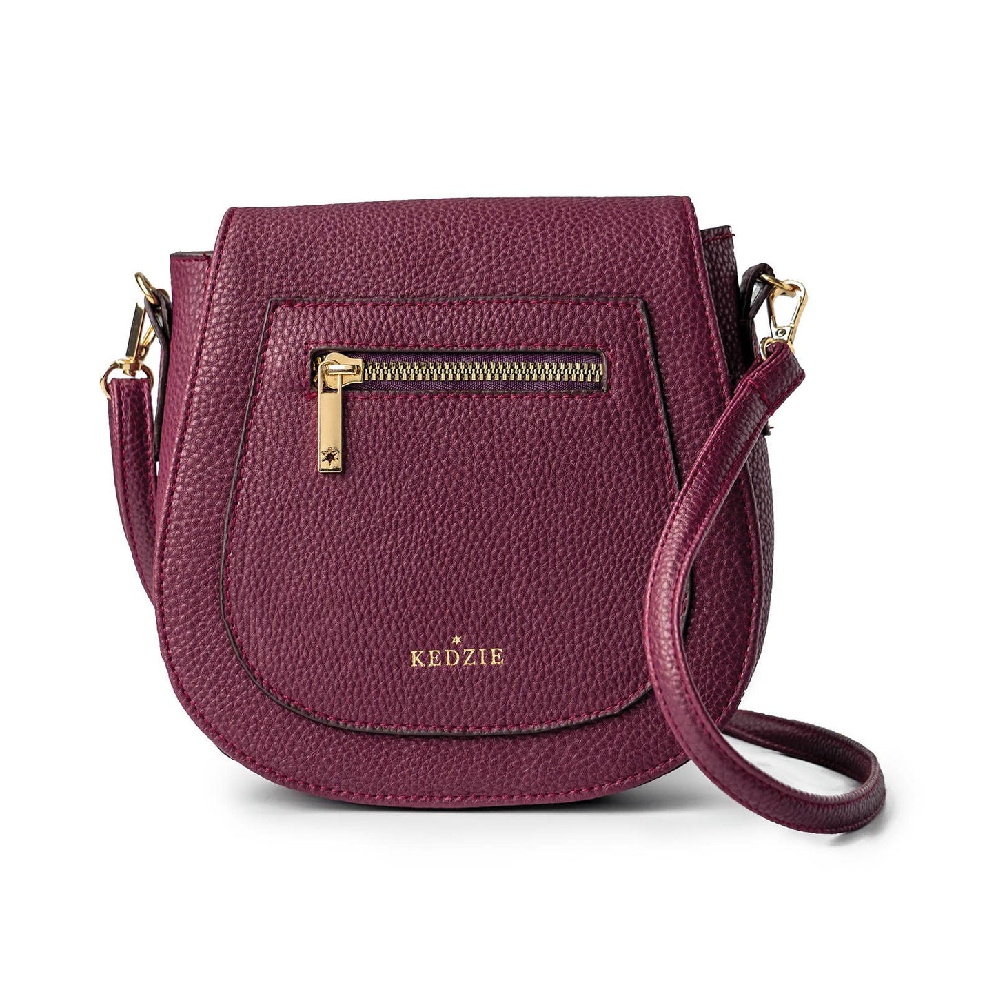 Kedzie® Camden Mini Messenger – Compact Vegan Leather Crossbody