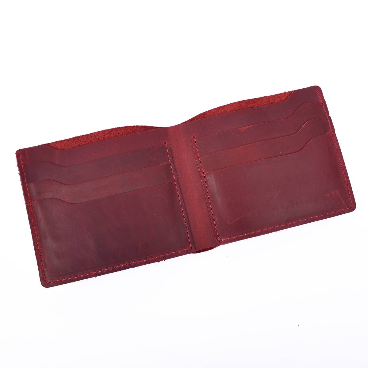 Genuine Leather Bifold Wallet – Cowhide Leather