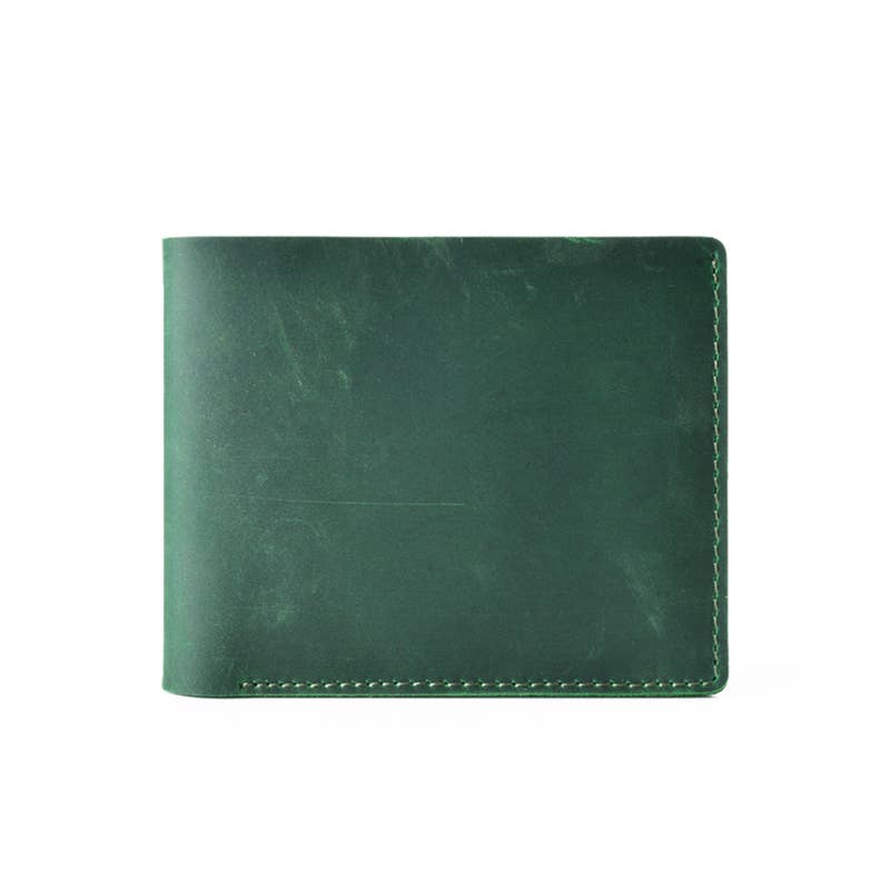 Genuine Leather Bifold Wallet – Cowhide Leather