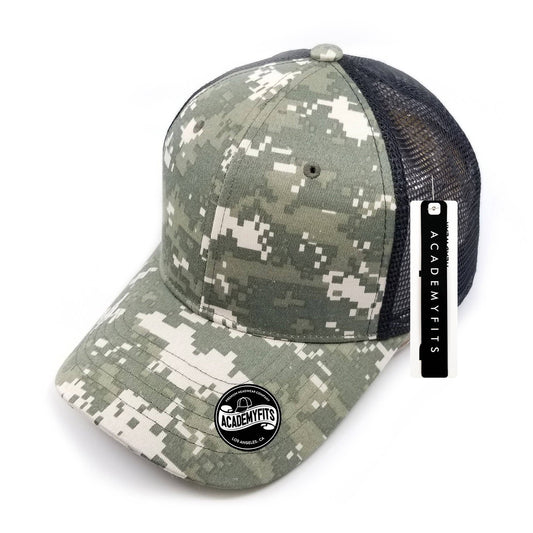 Academy Fits Camo Trucker Mesh Cap