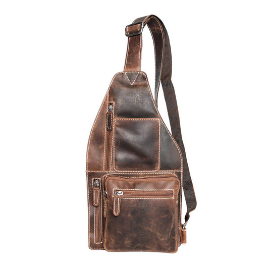 Buffalo Leather Crossbody Shoulder Bag