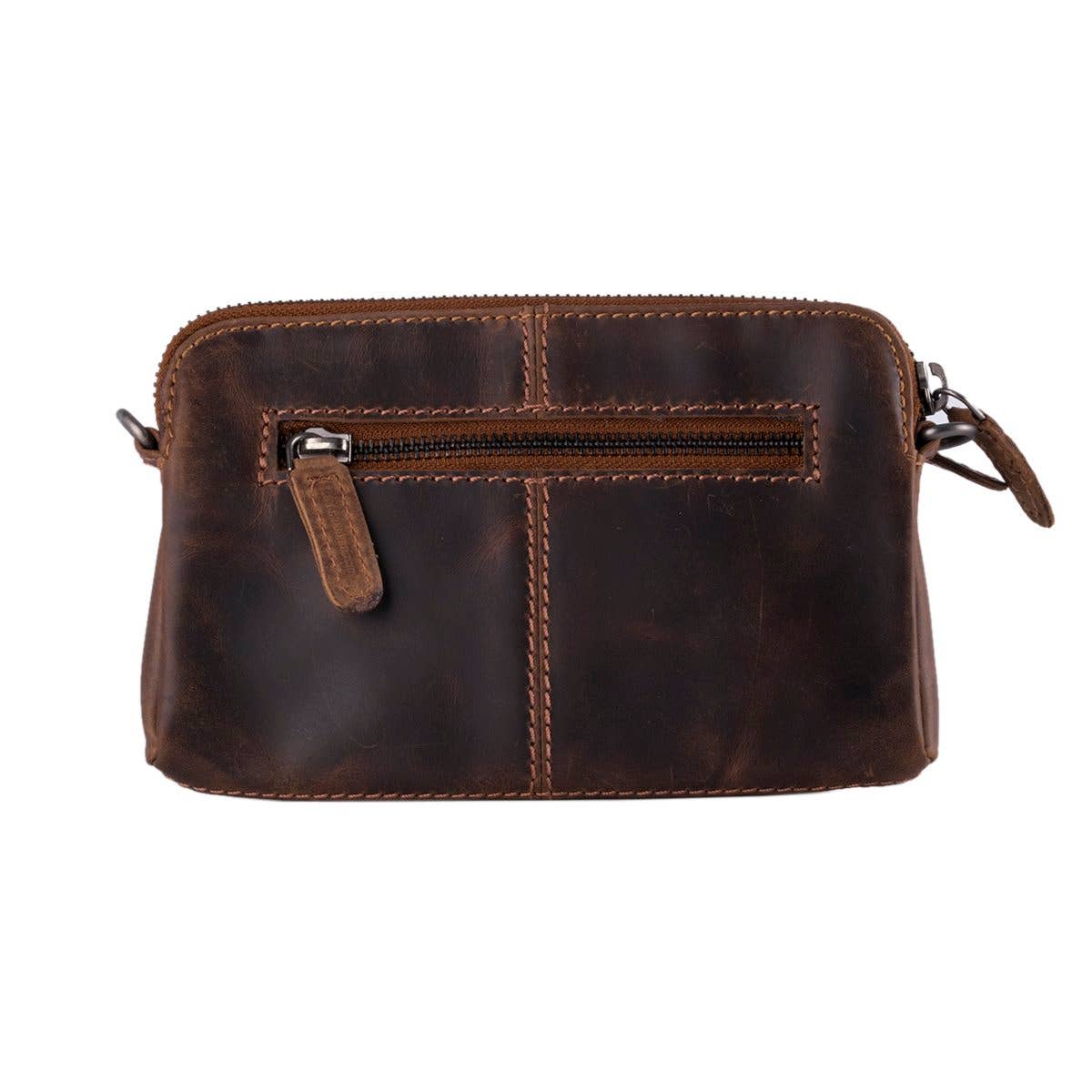 Buffalo Leather Crossbody Shoulder Bag