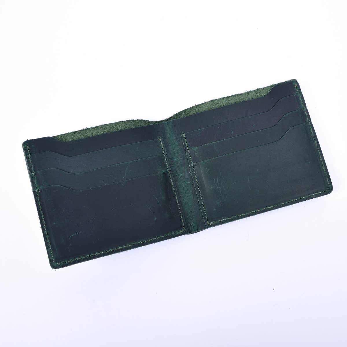 Genuine Leather Bifold Wallet – Cowhide Leather