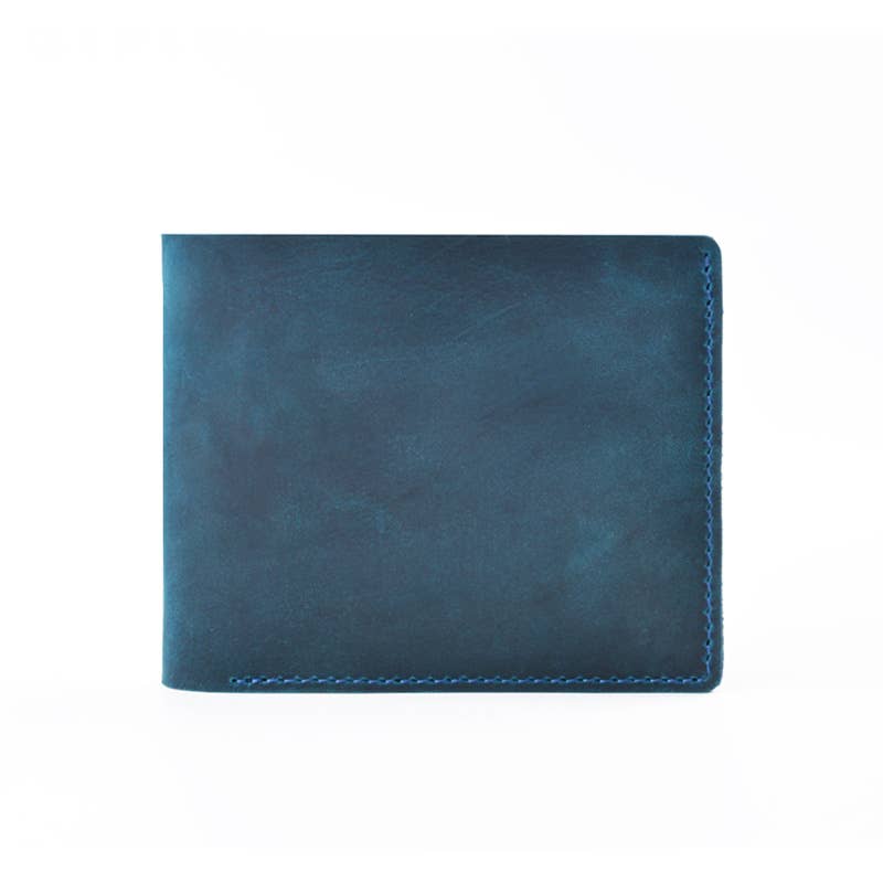 Genuine Leather Bifold Wallet – Cowhide Leather